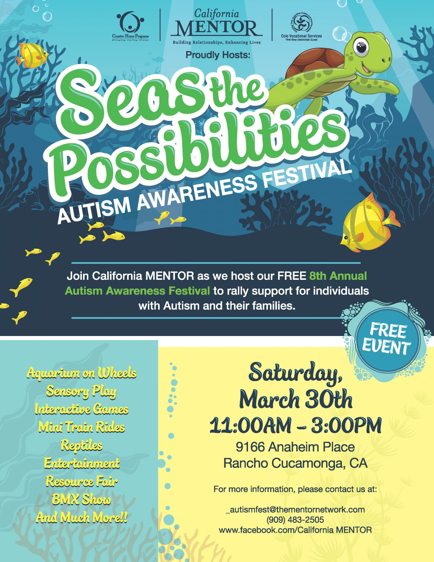 Seas the Possibilities – Autism Awareness Festival | Inland Regional Center