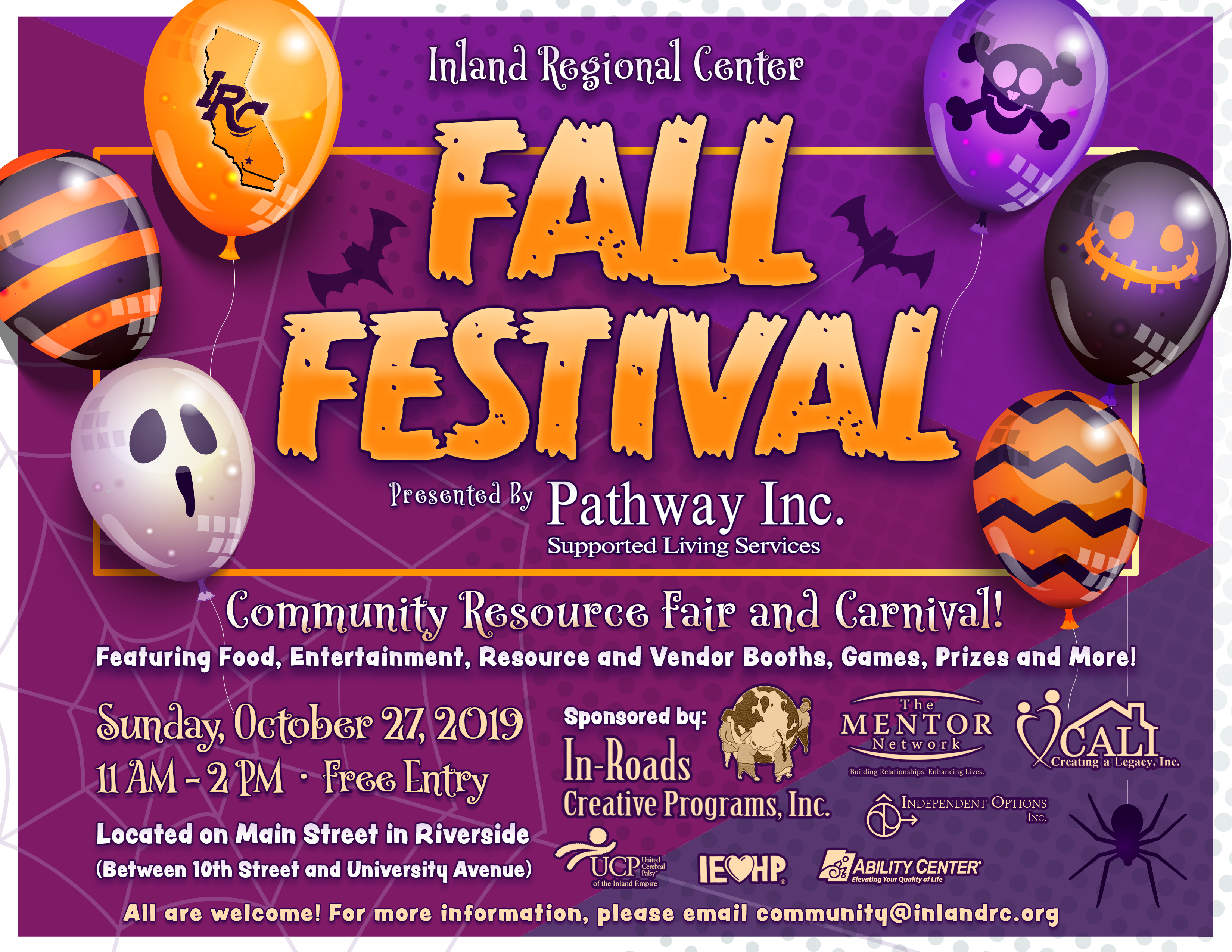 IRC Fall Festival 2019 Inland Regional Center