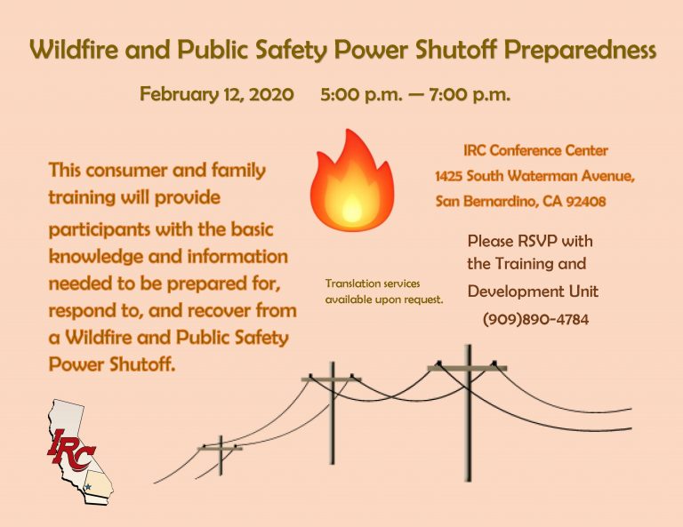 Wildfire And Public Safety Power Shutoff Preparedness 