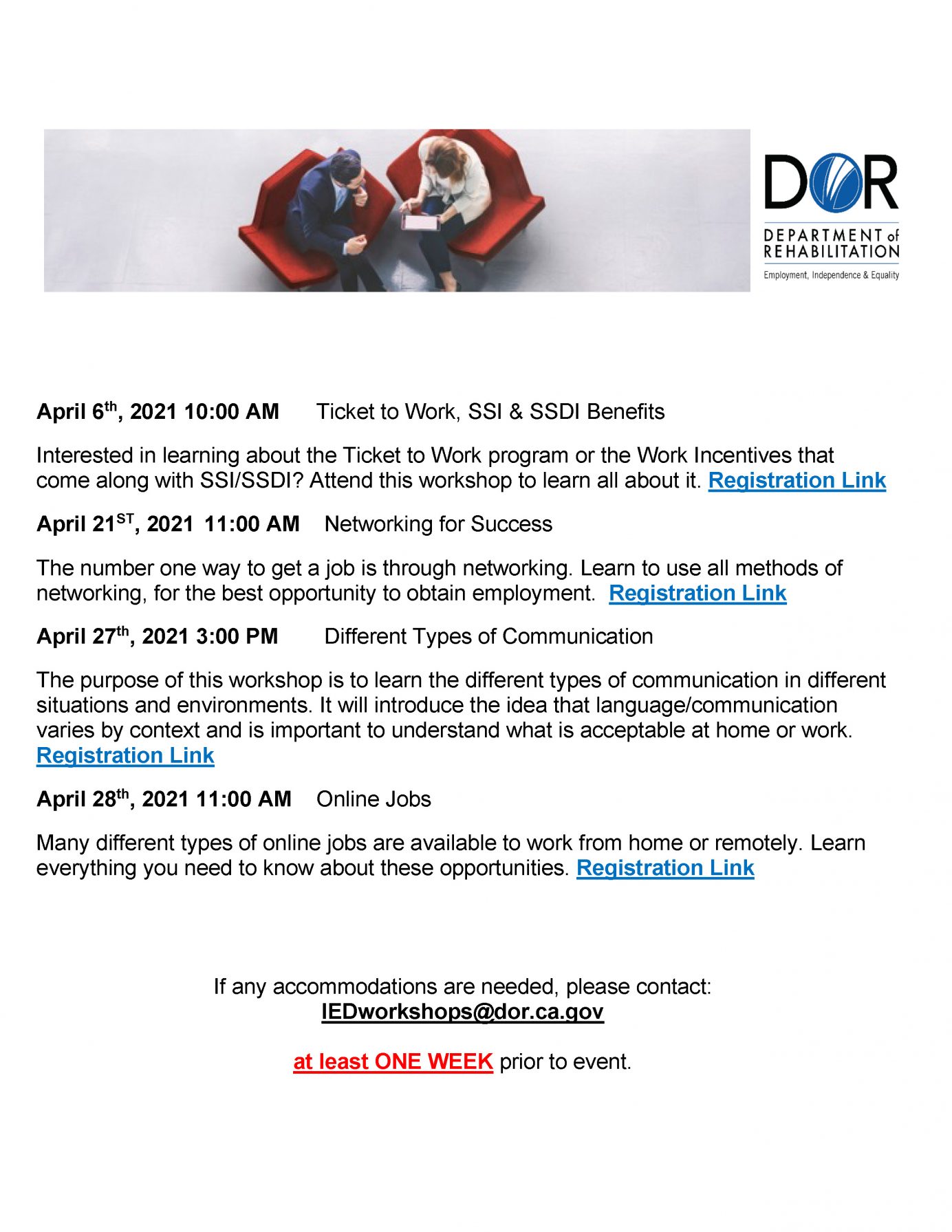 Ticket to Work, SSI & SSDI Benefits DOR Inland Regional Center