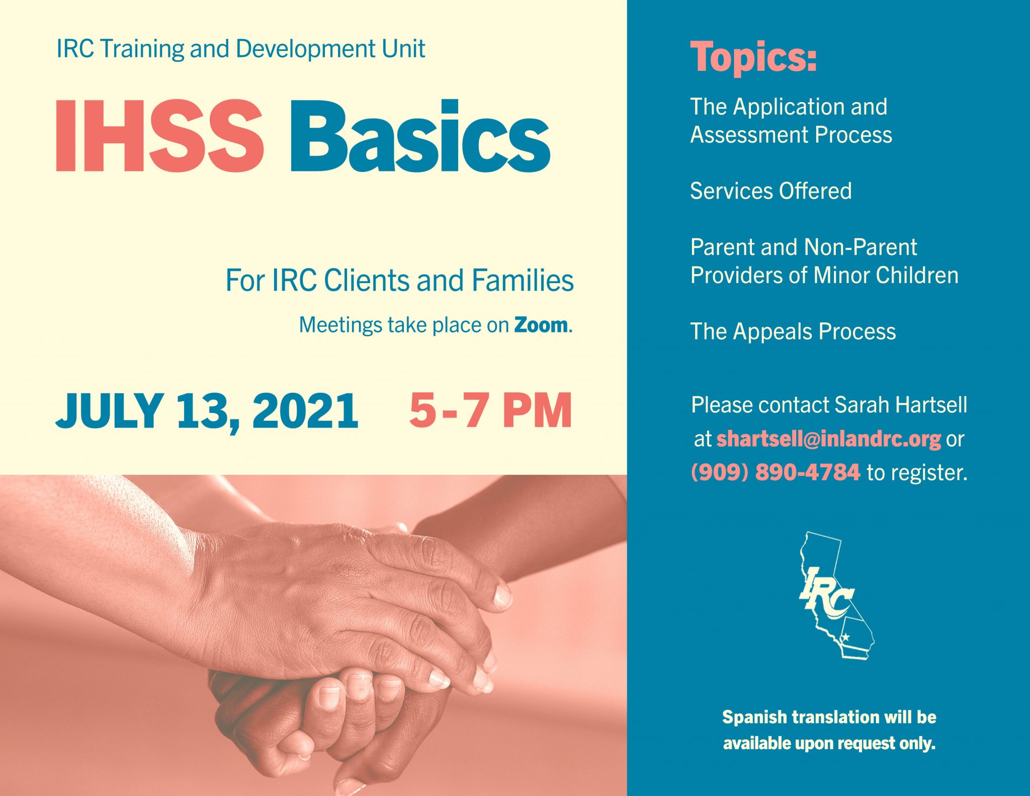 IHSS Basics Inland Regional Center