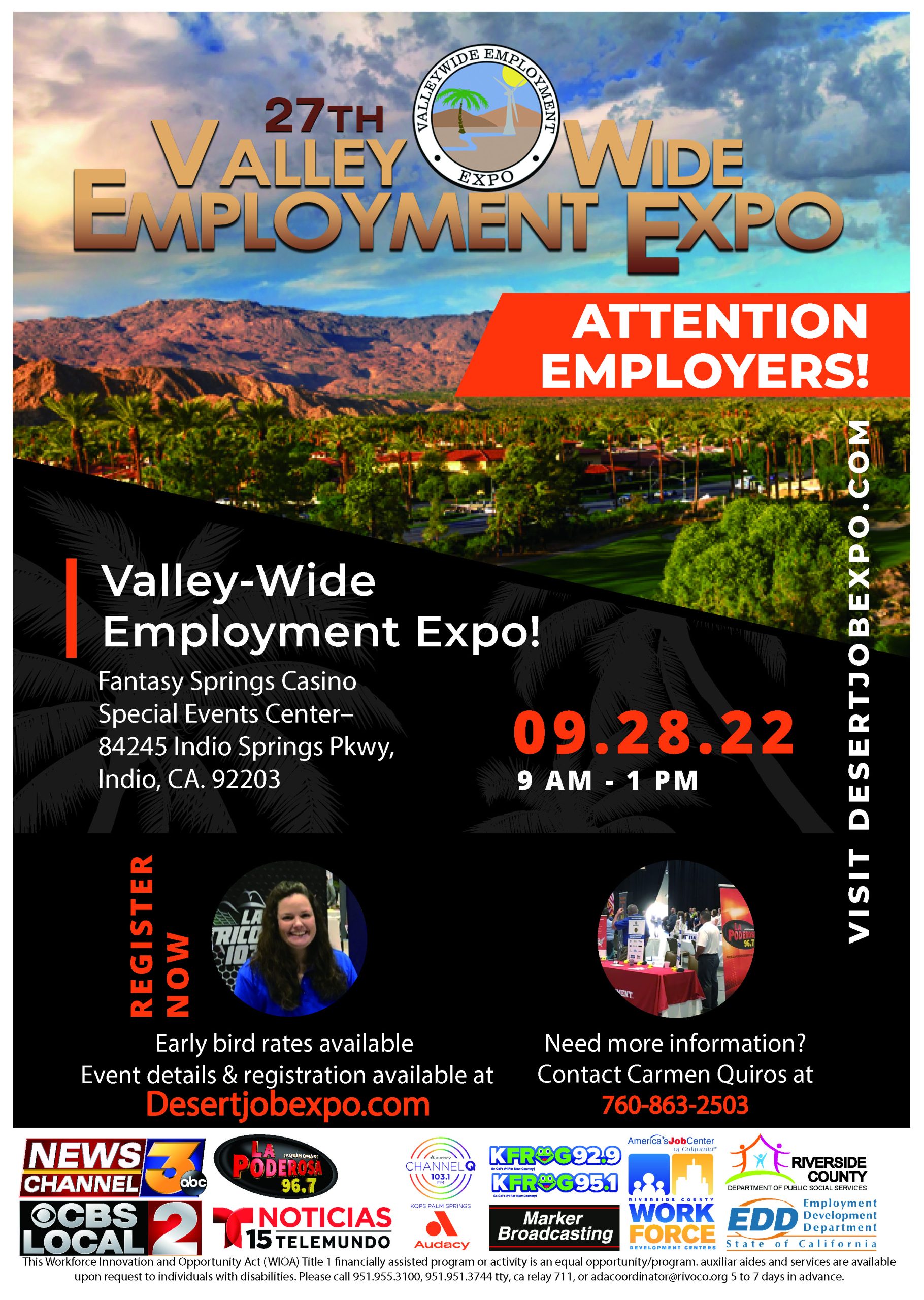 27th Valley Wide Employment Expo Inland Regional Center