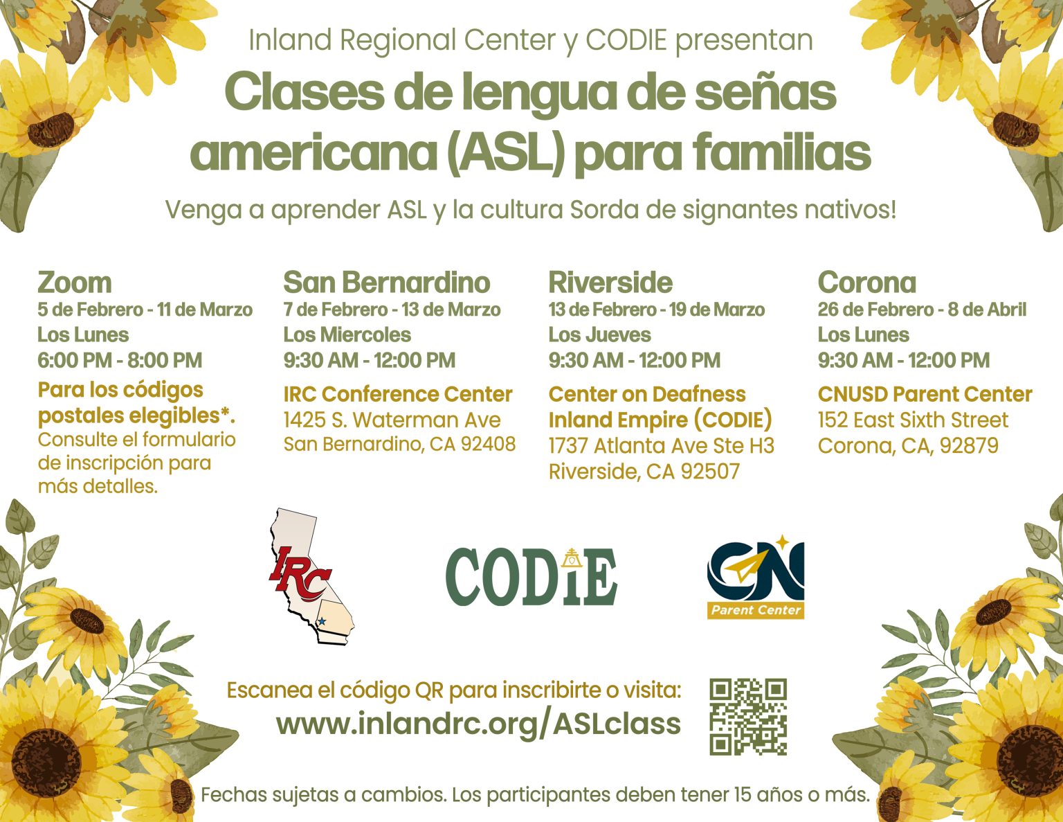 American Sign Language Classes For IRC Families Spring 2024 Virtual   2024 Spring Classes ASL Sp 1536x1187 